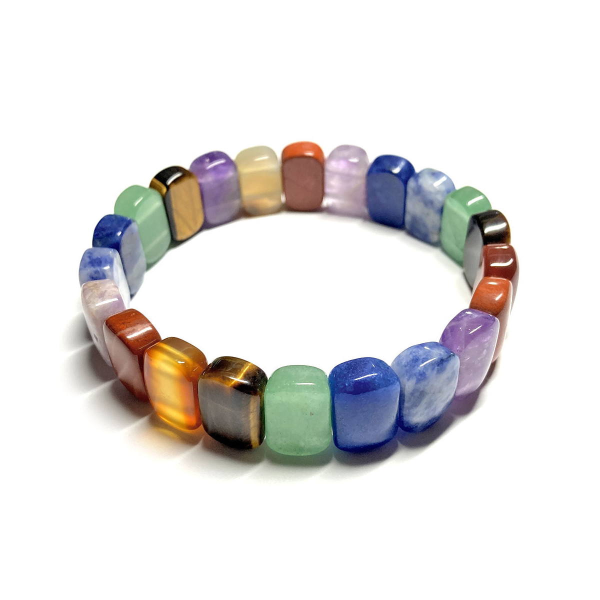 Bracelet en Pierres Naturelles Multicolores