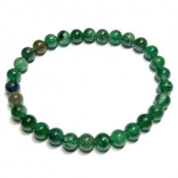 Bracelet en Fuschite - Boules de 6 mm