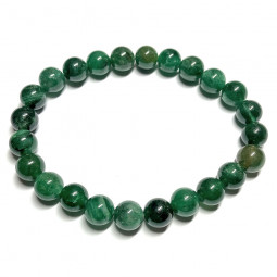 Bracelet en Fuschite - Boules de 8 mm