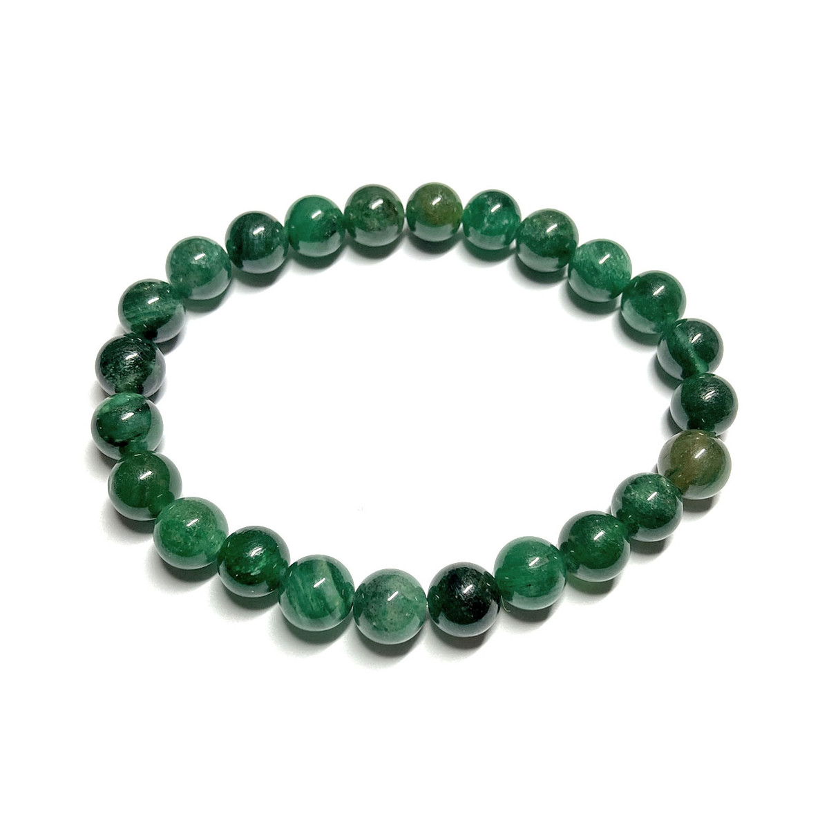 Bracelet en Fuschite - Boules de 8 mm