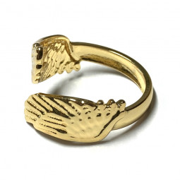 Bague Ailes d'Ange or