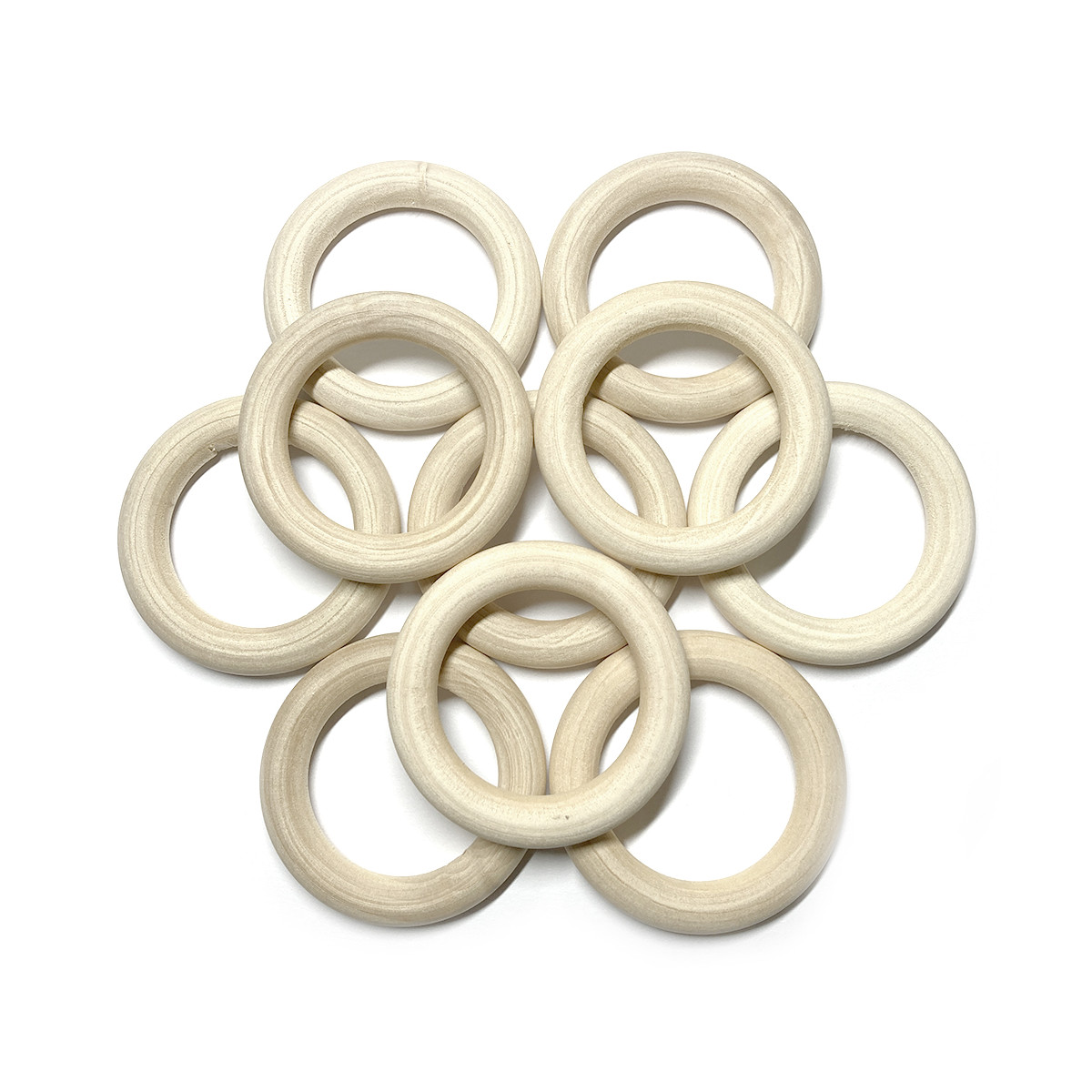 Socles pour Sphères & Oeufs en Bois 5cm