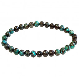 Bracelet Boules en Chrysocolle - 6mm