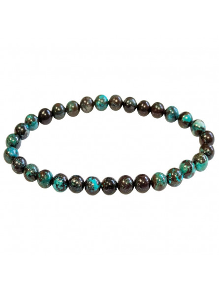 Bracelet Boules en Chrysocolle - 6mm