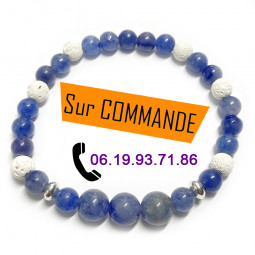 Bracelet en Basalte &...