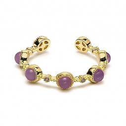 Bague en Laiton et Améthyste