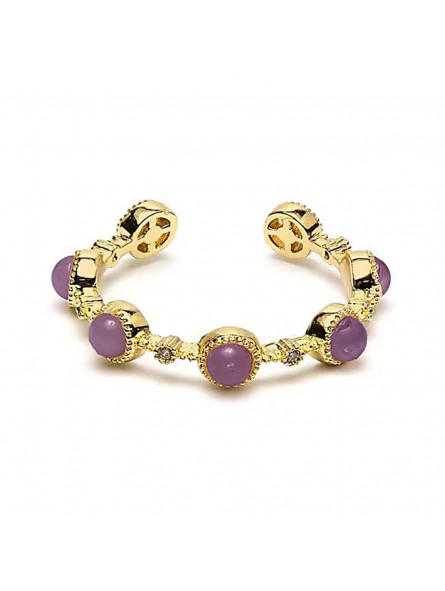 Bague en Laiton et Améthyste