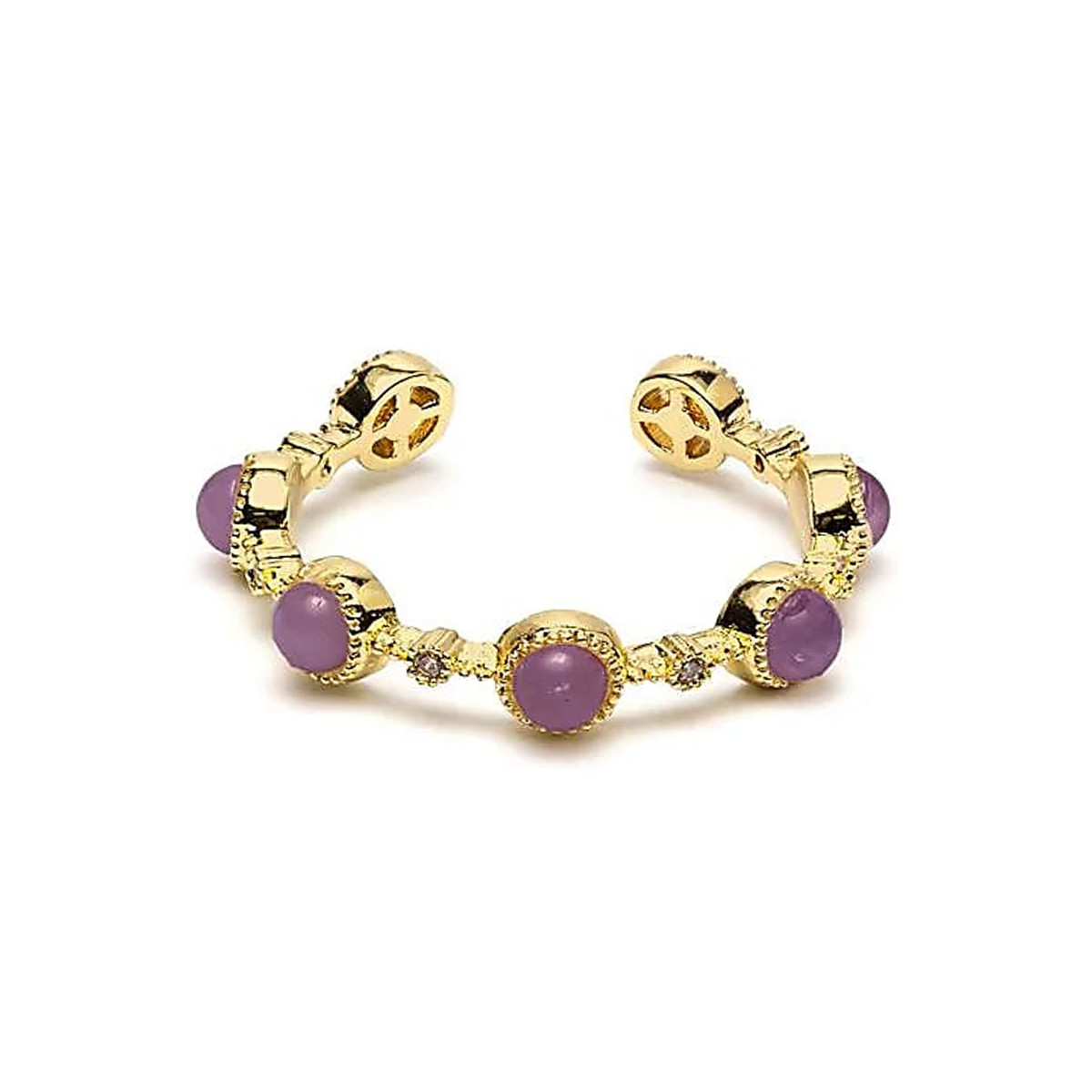 Bague en Laiton et Améthyste