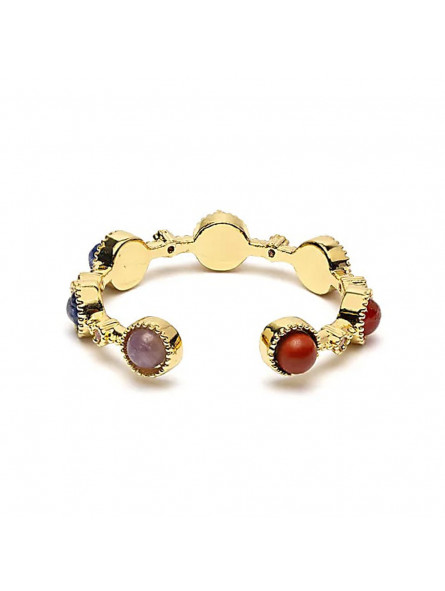 Bague en Laiton 7 Chakras