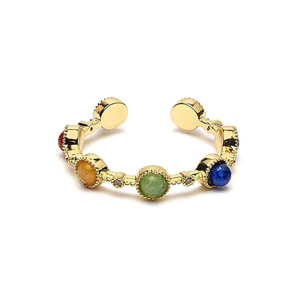 Bague en Laiton 7 Chakras