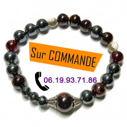 Bracelet Boules en Grenat &...