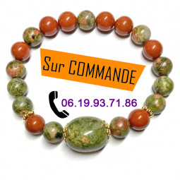 Bracelet boules en Jaspe...