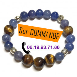 Bracelet en Oeil de Tigre &...