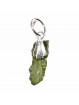 Pendentif Argent et Moldavite Brute