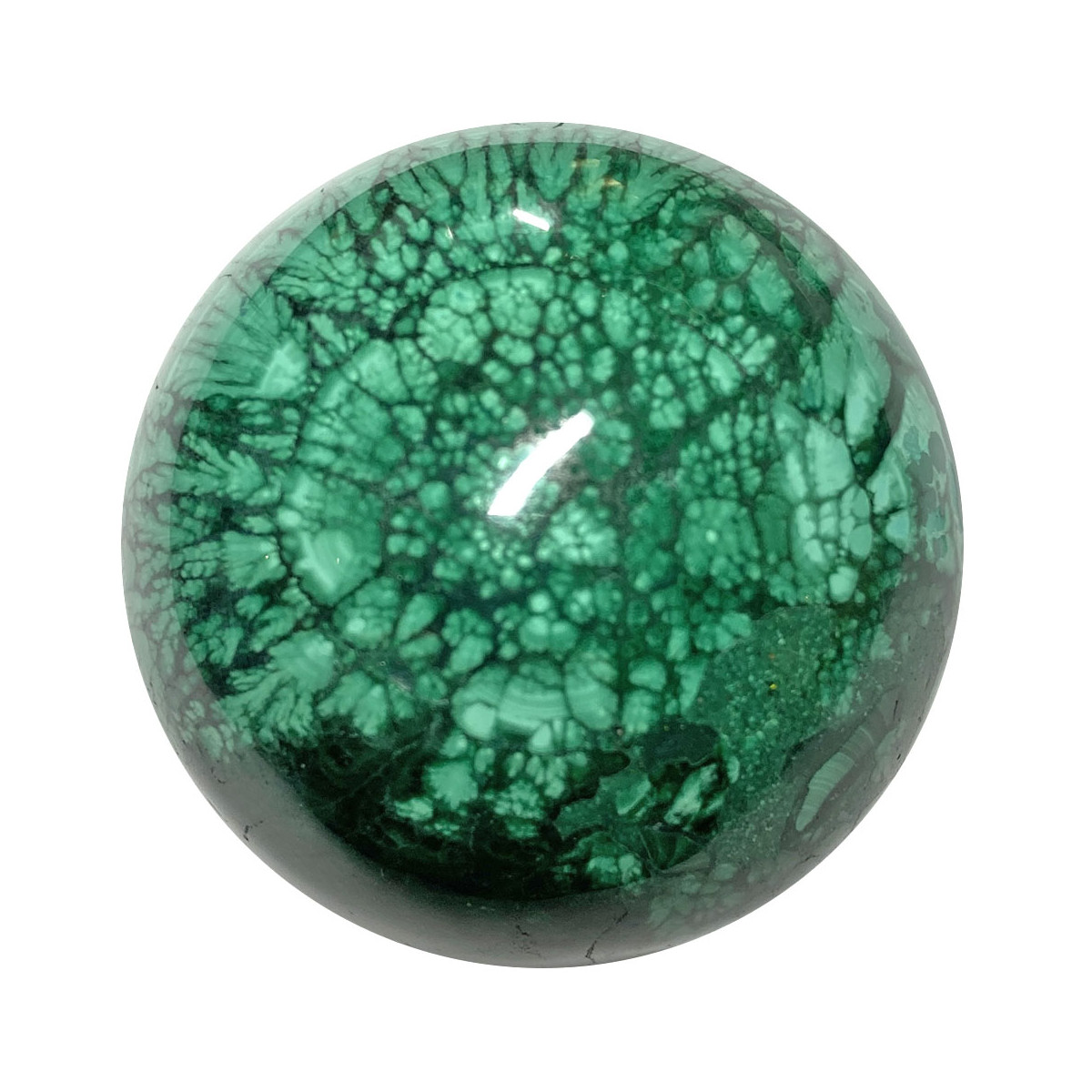 Sphère en Malachite de 43 mm
