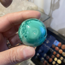 Sphère en Malachite de 43 mm