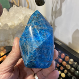 Forme libre en Apatite Bleue - 563 Grammes