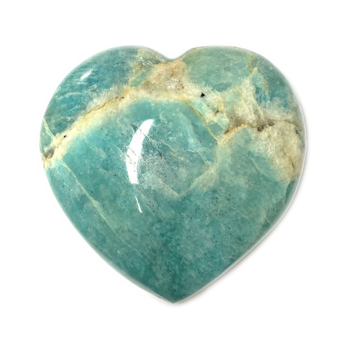 Coeur en Amazonite - 186 grammes