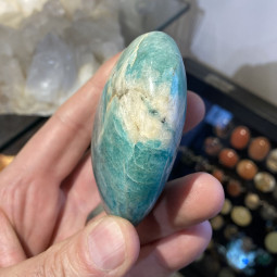 Coeur en Amazonite - 186 grammes