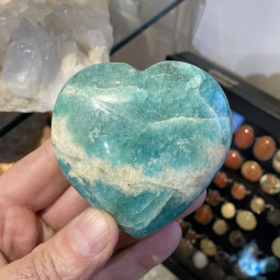 Coeur en Amazonite - 186 grammes