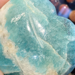 Coeur en Amazonite - 186 grammes