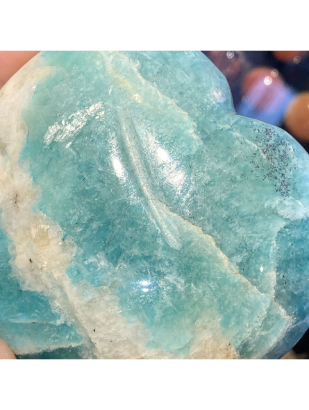Coeur en Amazonite - 186 grammes