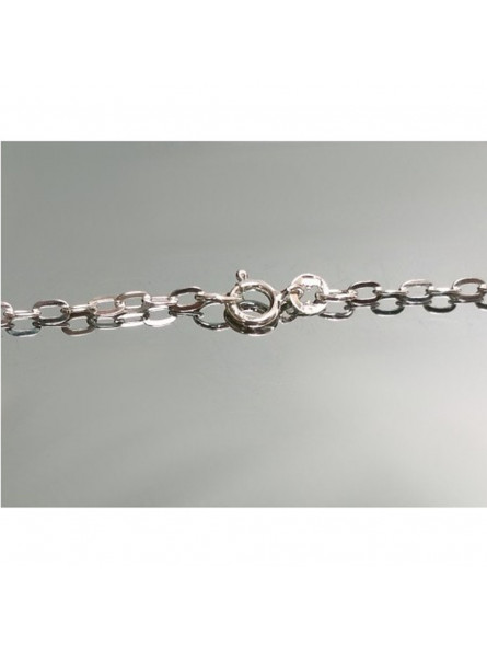 Large Chaine en Argent - Longueur 50 cm