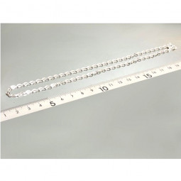 Large Chaine en Argent - Longueur 50 cm