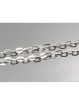 Large Chaine en Argent - Longueur 50 cm