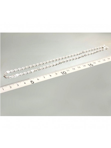 Large Chaine en Argent - Longueur 60 cm