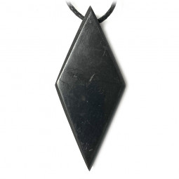 Pendentif en Shungite - Losange Percé