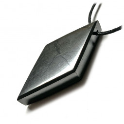Pendentif en Shungite - Losange Percé