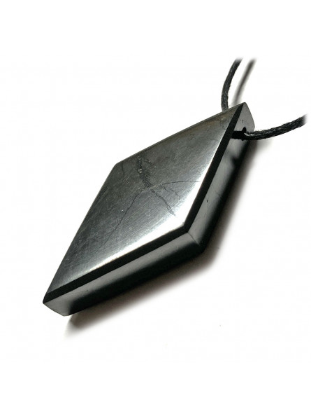 Pendentif en Shungite - Losange Percé