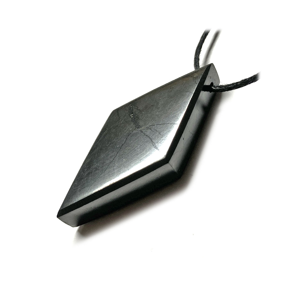 Pendentif en Shungite - Losange Percé