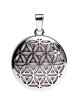 Pendentif Fleur de vie Avec Quartz Rose