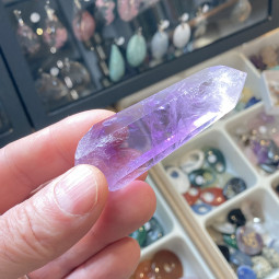 Pointe Biterminée en Améthyste - 33 Grammes