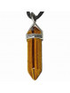Pendentif Pointe en Oeil de Tigre