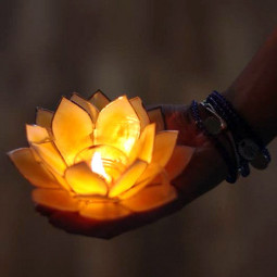 Bougeoir Photophore Lotus Des Chakras