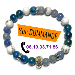 Bracelet Boules en Apatite,...