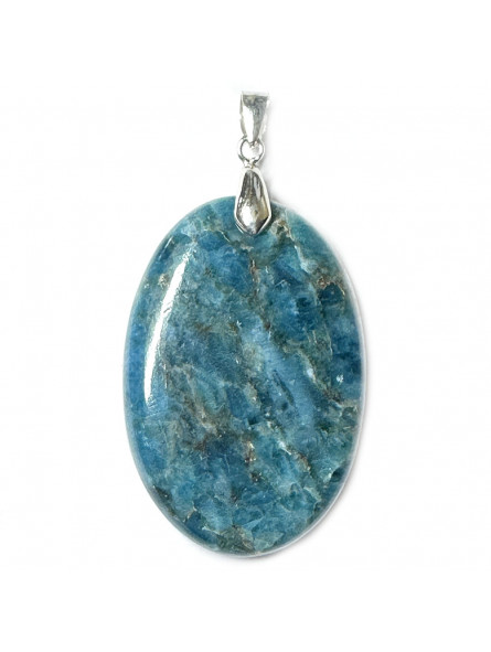 Pendentif en Apatite & Argent - 40mm