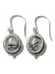 Boucles d'Oreilles en Quartz Tourmaline & Argent