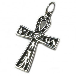 Pendentif Ankh en Argent – Croix de Vie Égyptienne