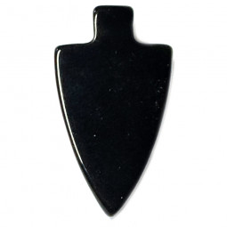 Pendentif Percé en Obsidienne Noire - Pointe de Flèche