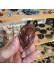 Coeur en Jaspe Rouge - 130 Grammes