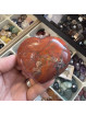 Coeur en Jaspe Rouge - 270 Grammes