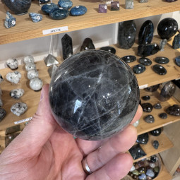 Sphère en Labradorite de 72 mm de Diamètre