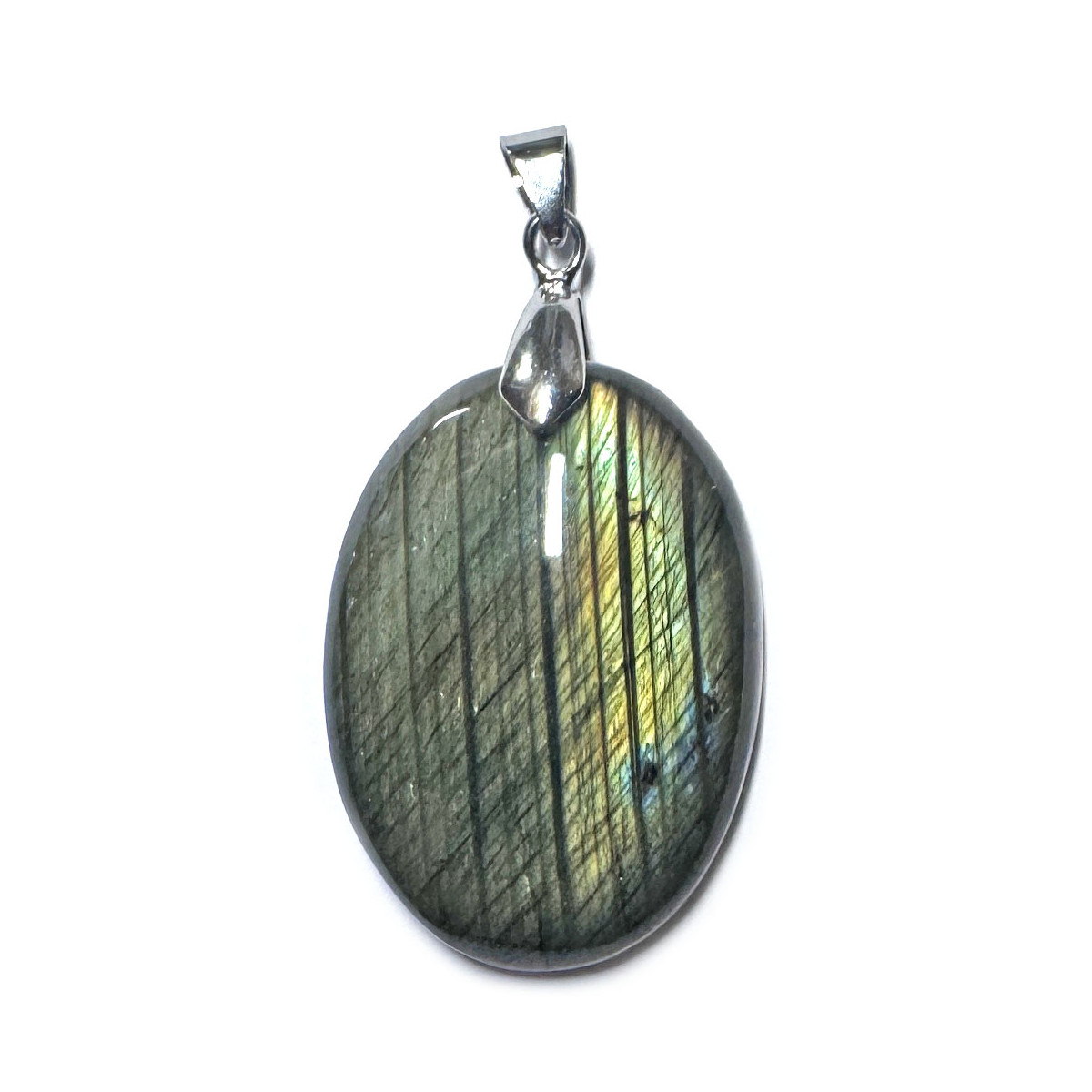 Pendentif en Labradorite - Forme ovale