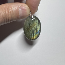Pendentif en Labradorite - Forme ovale