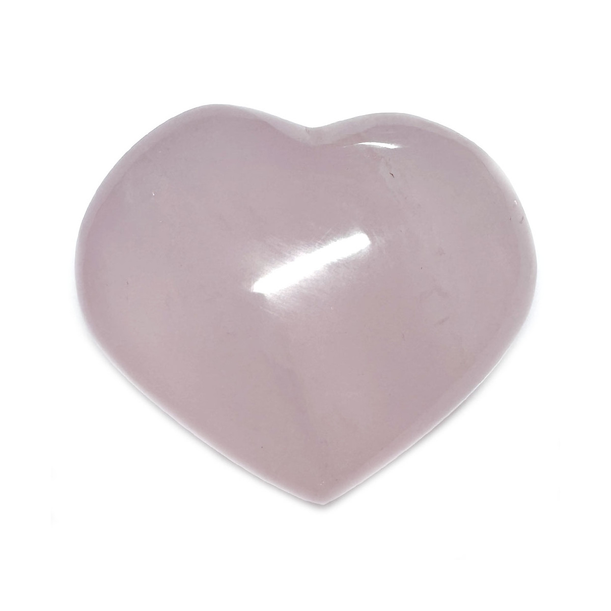 Coeur en Quartz Rose - 48 Grammes