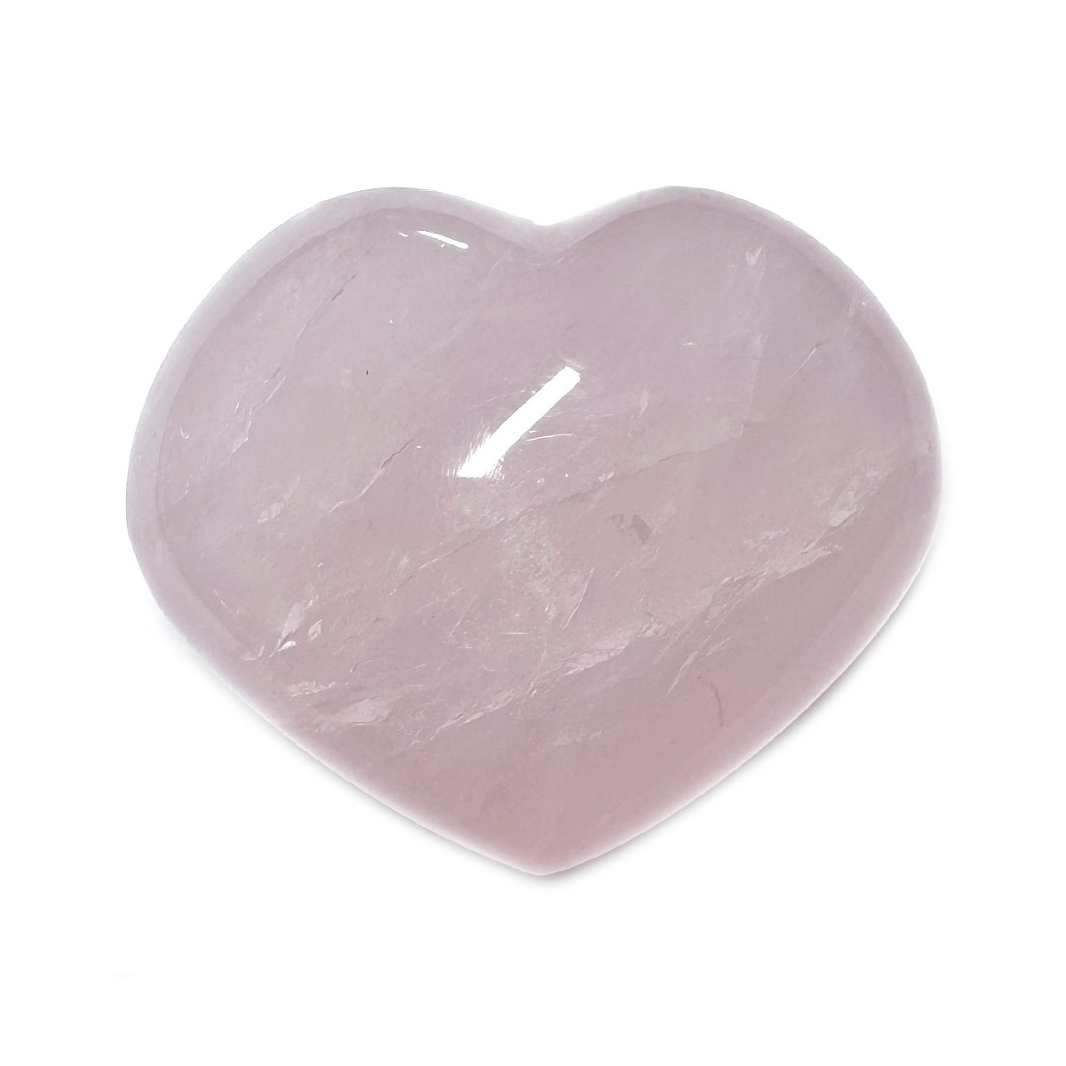 Coeur en Quartz Rose - 60 Grammes